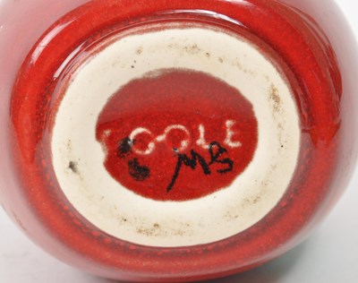 Lot 81 - POOLE POTTERY - VINTAGE VOLCANO CERAMIC POTTERY VASE