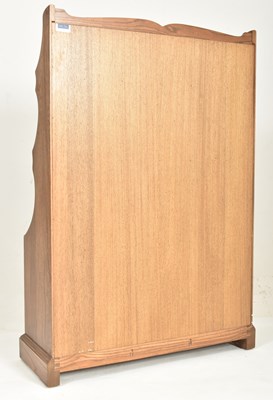 Lot 444 - ERCOL - 20TH CENTURY WATERFALL OPEN BOOKCASE