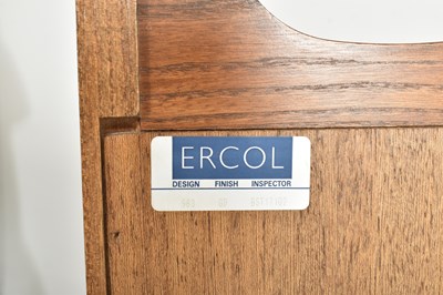 Lot 444 - ERCOL - 20TH CENTURY WATERFALL OPEN BOOKCASE