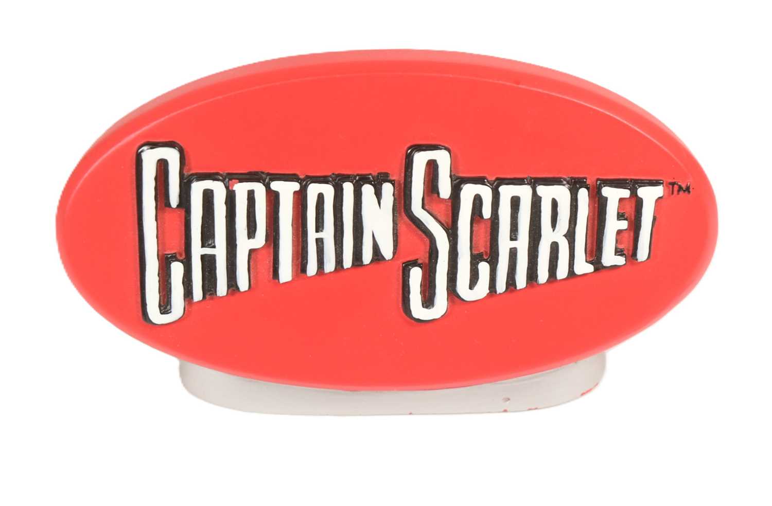 Lot 581 - CAPTAIN SCARLET – GERRY ANDERSON – ROBERT HARROP STATUE PLAQUE