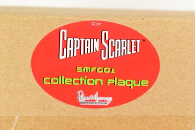Lot 581 - CAPTAIN SCARLET – GERRY ANDERSON – ROBERT HARROP STATUE PLAQUE