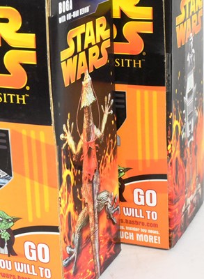 Lot 548 - STAR WARS - TWO REVENGE OF THE SITH 2005 PLAYSETS