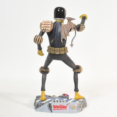 Lot 407 - 2000AD JUDGE DREDD - ROBERT HARROP - LARGE SCALE RESIN STATUE