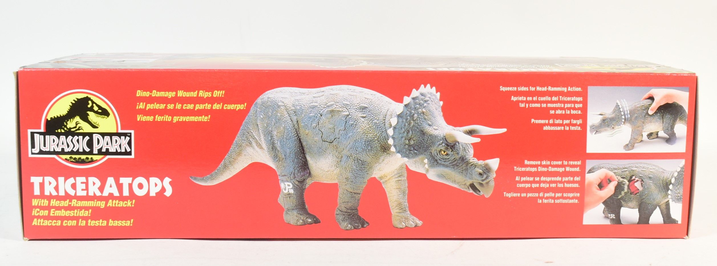 Figurine Kenner Jurassic Park - Triceratops - Plastique PVC - Occasion