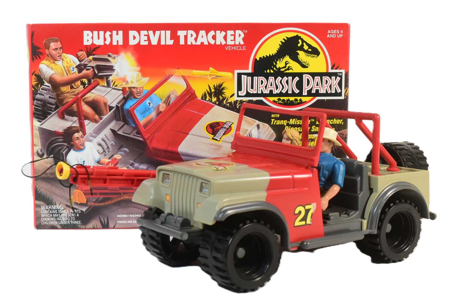 Lot 538 - JURASSIC PARK - VINTAGE KENNER BUSH DEVIL TRACKER VEHICLE