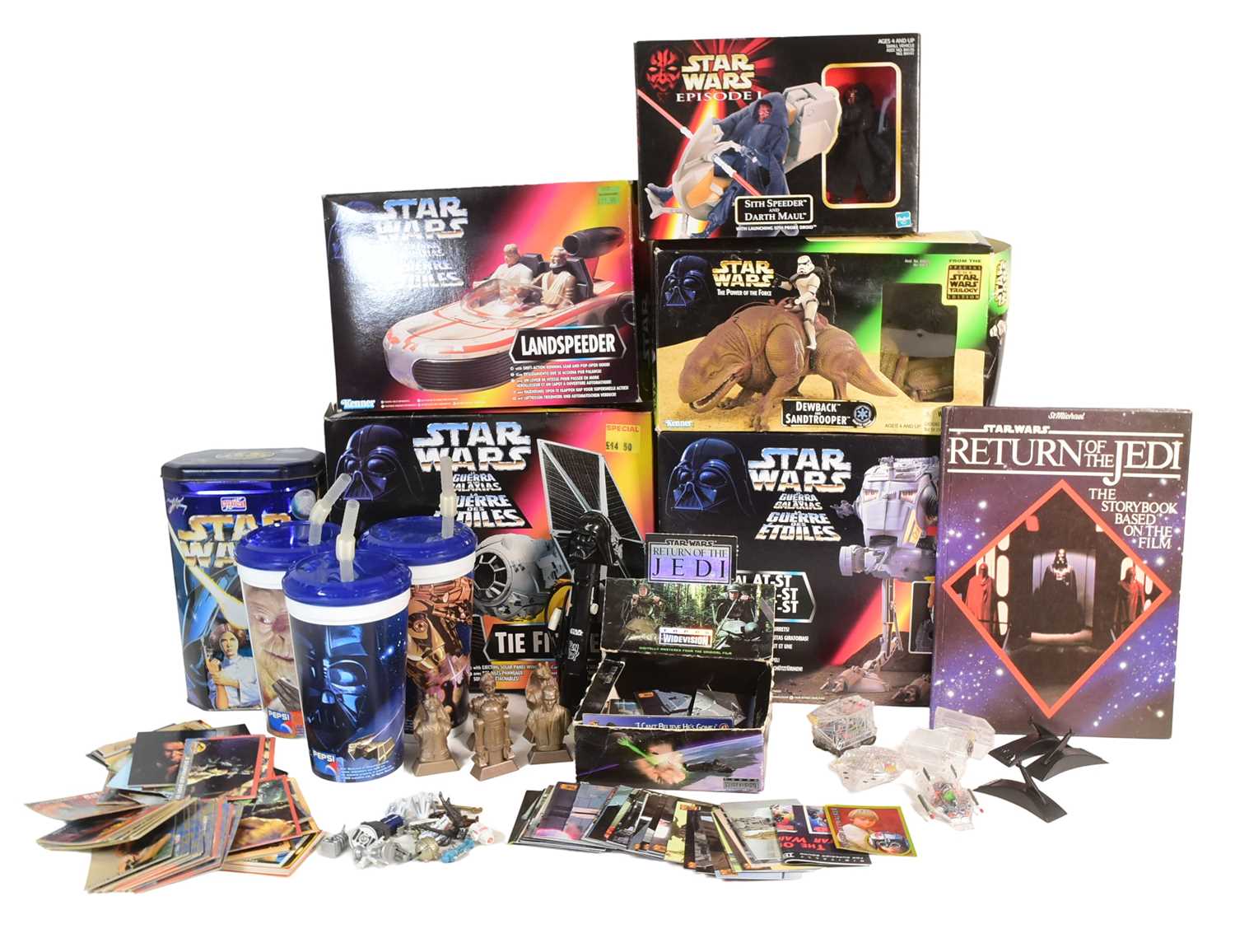 Lot 602 - STAR WARS - COLLECTION OF VINTAGE STAR WARS PLAYSETS & COLLECTABLES