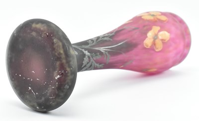 Lot 29 - ART NOUVEAU JUGENDSTIL CIRCA 1910S / 1920S GLASS PASTE FLORAL VASE