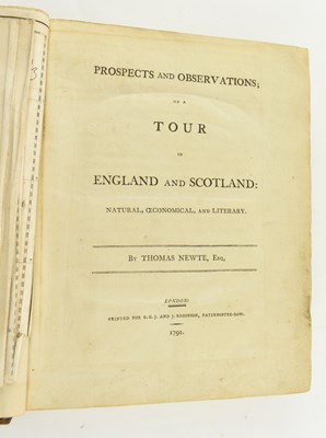 Lot 104 - BRITISH TOPOGRAPHY. 1791 A TOUR IN ENGLAND AND SCOTLAND BY THOMAS NEWTE