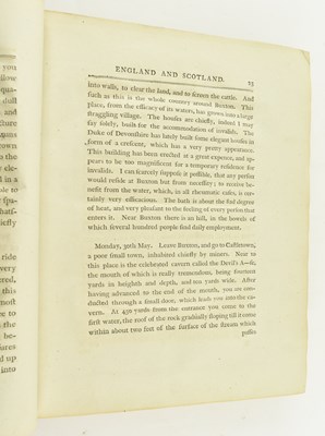 Lot 104 - BRITISH TOPOGRAPHY. 1791 A TOUR IN ENGLAND AND SCOTLAND BY THOMAS NEWTE