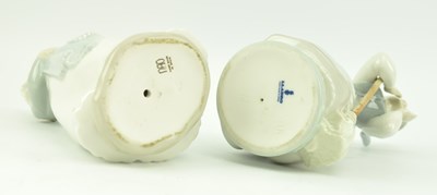 Lot 85 - COLLECTION OF FOUR LLADRO & NAO PORCELAIN FIGURINES OF LADIES