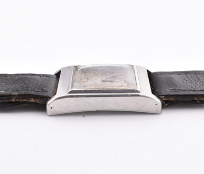 Lot 160 - OMEGA 1930S ART DECO TANK FACED WRISTWATCH