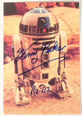 Lot 13 - STAR WARS - KENNY BAKER (R2D2) - AUTOGRAPHED PHOTOGRAPH