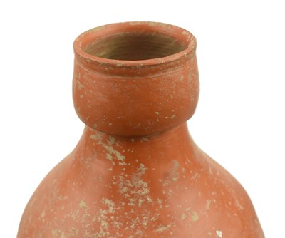 Lot 69 - YANGSHAO CULTURE NEOLITHIC BANPO TYPE POTTERY AMPHORA 仰韶文化 半坡 红陶尖底瓶