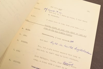 Lot 17 - THE GOON SHOW – BBC COMEDY SHOW 1951-1960 - ORIGINAL RECORDING SCRIPT