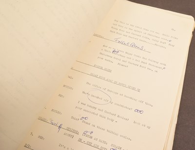 Lot 78 - THE GOON SHOW – BBC COMEDY SHOW 1951-1960 - ORIGINAL RECORDING SCRIPT