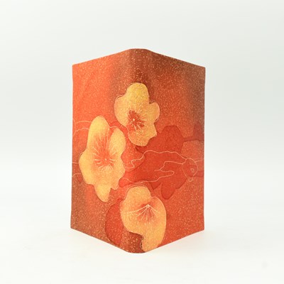 Lot 310 - OGAWA, YOKO. JAPANESE SILK BOUND SIGNED LIMITED EDITION COPY OF REVENGE