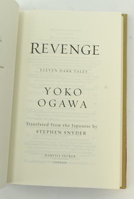 Lot 310 - OGAWA, YOKO. JAPANESE SILK BOUND SIGNED LIMITED EDITION COPY OF REVENGE