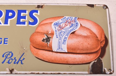 Lot 35 - PALETHORPES' ROYAL CAMBRIDGE - ENAMEL ADVERTISING SIGN