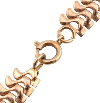 Lot 4 - 1970S HALLMARKED 9CT GOLD COLLAR FRINGE NECKLACE