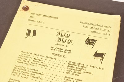 Lot 126 - 'ALLO 'ALLO! (BBC SITCOM) - ORIGINAL CAMERA SCRIPT