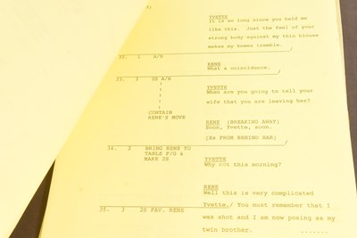 Lot 126 - 'ALLO 'ALLO! (BBC SITCOM) - ORIGINAL CAMERA SCRIPT