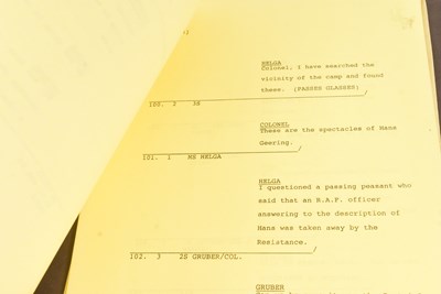 Lot 126 - 'ALLO 'ALLO! (BBC SITCOM) - ORIGINAL CAMERA SCRIPT