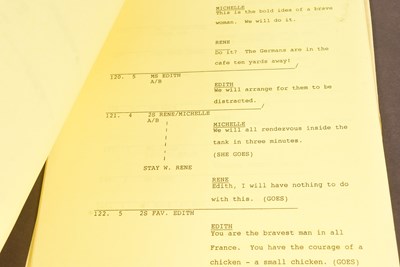 Lot 126 - 'ALLO 'ALLO! (BBC SITCOM) - ORIGINAL CAMERA SCRIPT