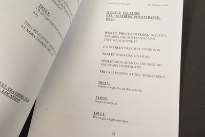 Lot 163 - LAST OF THE SUMMER WINE (BBC SITCOM) - TOM OWEN'S FIRST EPISODE SCRIPT & SCHEDULE