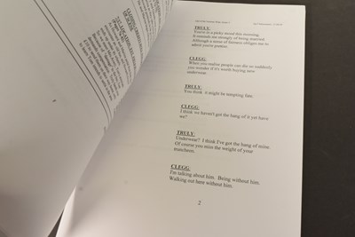 Lot 163 - LAST OF THE SUMMER WINE (BBC SITCOM) - TOM OWEN'S FIRST EPISODE SCRIPT & SCHEDULE