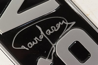 Lot 224 - ONLY FOOLS & HORSES - DHV 938D - SIR DAVID JASON SIGNED NUMBER PLATE
