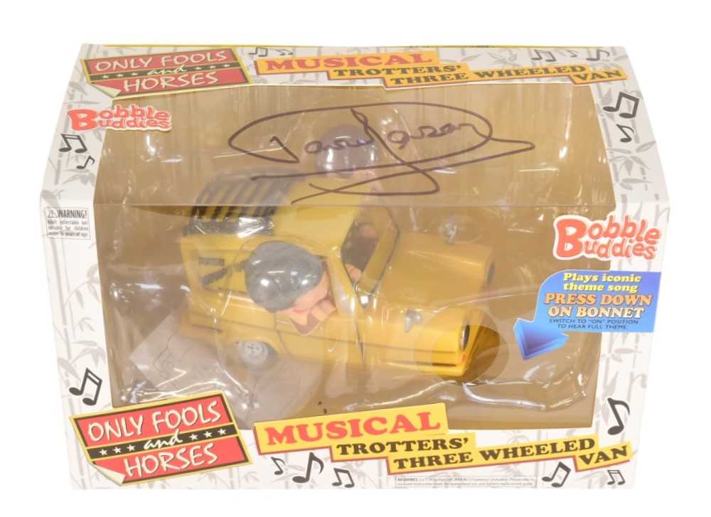 Lot 105 - ONLY FOOLS & HORSES - SIR DAVID JASON - SIGNED MUSICAL TROTTERS THREE WHEELED VAN