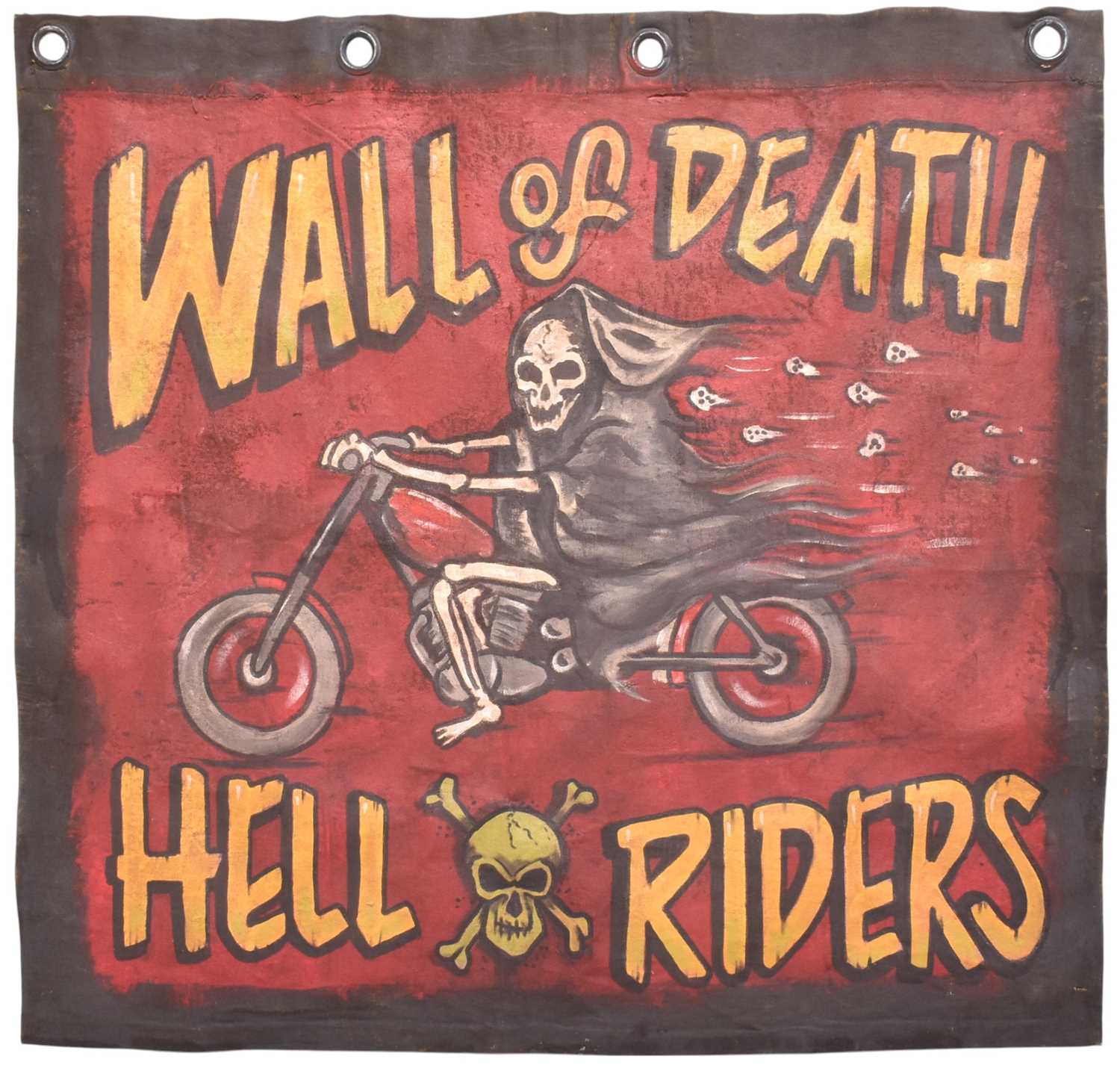 Lot 208 - WALL OF DEATH - HELL RIDERS - MID CENTURY