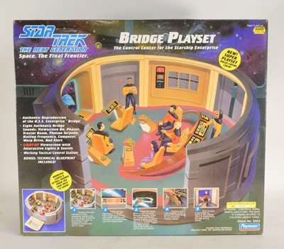 Lot 668 - STAR TREK - THE NEXT GENERATION - BRIDGE PLAYSET