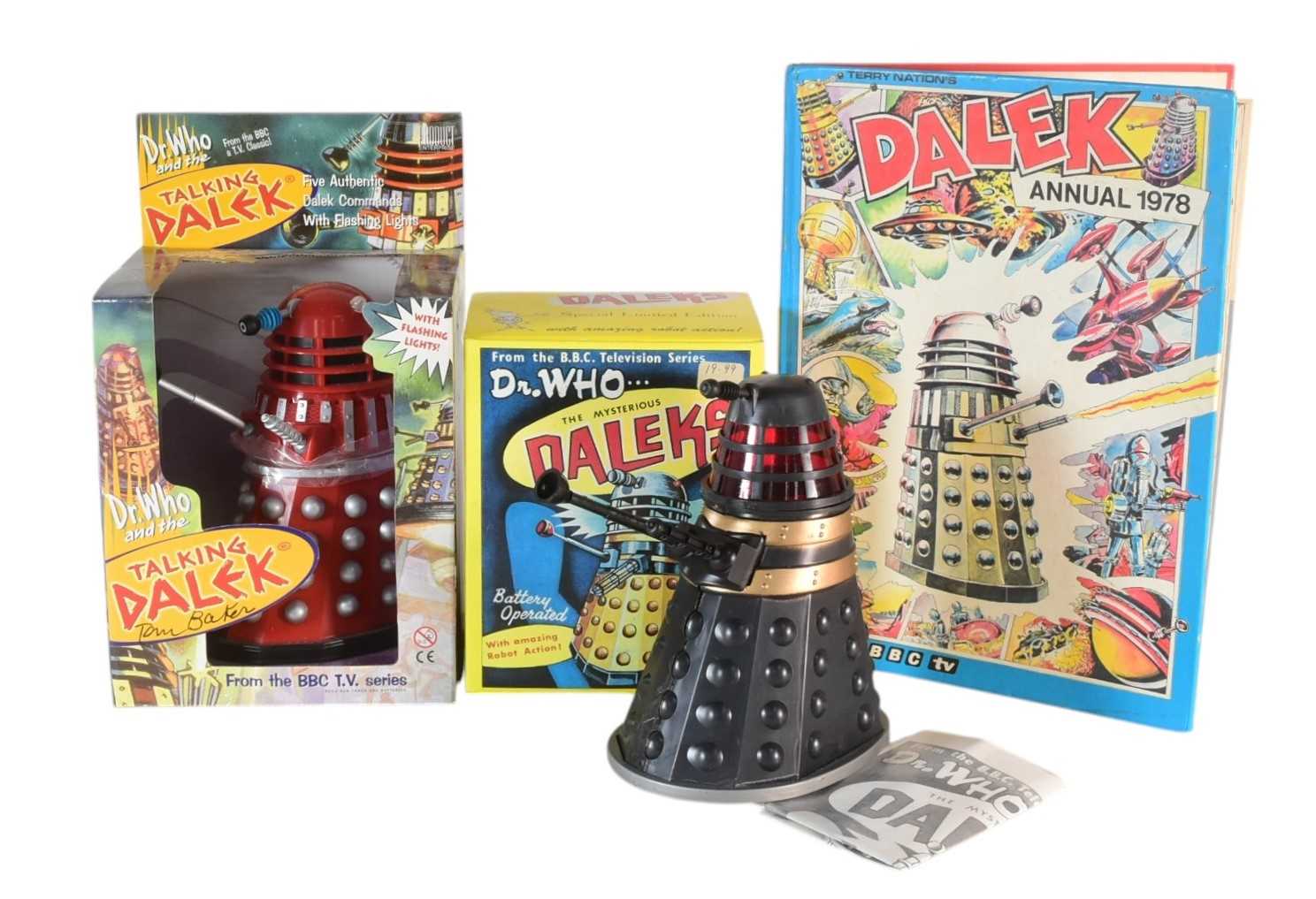 Lot 578 - DR WHO - COLLECTION OF DALEKS INC DAPOL MARX