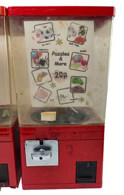 Lot 18 - ' SUPERETTE ' - THREE VINTAGE 20P SWEETS SHOP VENDING MACHINES