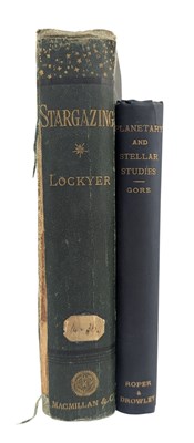 Lot 43 - ASTRONOMY. 1878 STARGAZING PAST AND PRESENT BY J. NORMAN LOCKYER & ANOTHER EX LIB LOCKYER