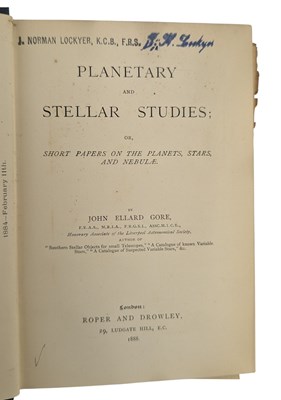 Lot 43 - ASTRONOMY. 1878 STARGAZING PAST AND PRESENT BY J. NORMAN LOCKYER & ANOTHER EX LIB LOCKYER