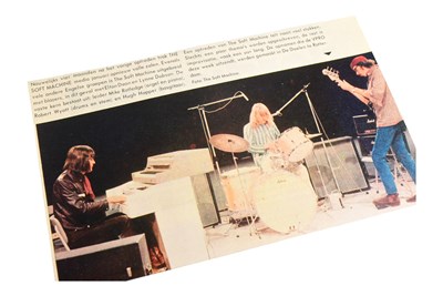 Lot 97 - MUSIC - SOFT MACHINE (ROCK BAND) - AUTOGRAPHED 1970 PROGRAMME