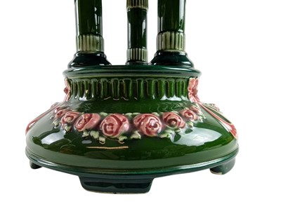 Lot 175 - EICHWALD SECESSIONIST EARTHENWARE CENTREPIECE TAZZA