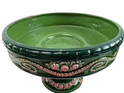 Lot 175 - EICHWALD SECESSIONIST EARTHENWARE CENTREPIECE TAZZA