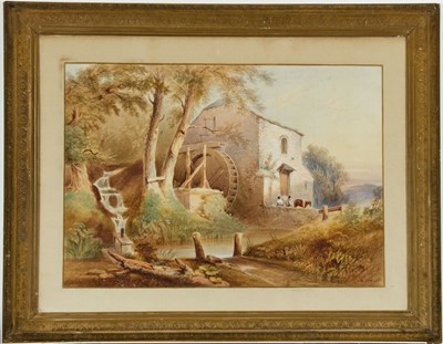 Lot 34 - W. STEVENS (19TH CENTURY) - UNTITLED WATERCOLOUR ON PAPER PAINTING
