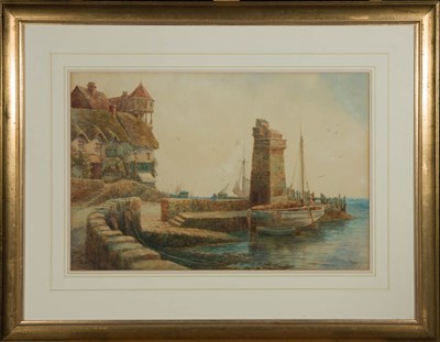 Lot 67 - FREDERICK PAR - EARLY 20TH CENTURY WATERCOLOUR LANDSCAPE PAINTING