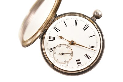 Lot 267 - VICTORIAN HALLMARKED SILVER WITHERS OF BRISTOL SILVER POCKET WATCH