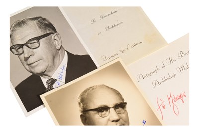 Lot 163 - WORLD LEADERS - COLLECTION OF AUTOGRAPHS