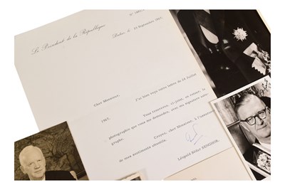 Lot 163 - WORLD LEADERS - COLLECTION OF AUTOGRAPHS