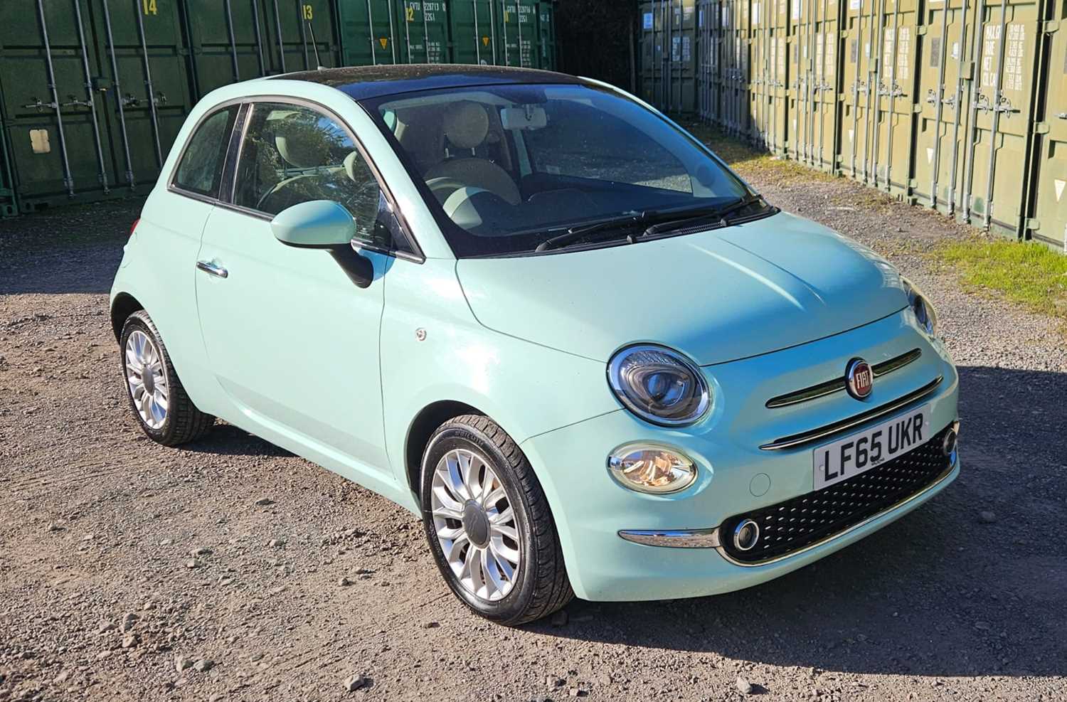 Lot 1 - LF65 UKR - 2015 FIAT 500 IN GREEN - 50,000 MILES & 12 MONTHS MOT