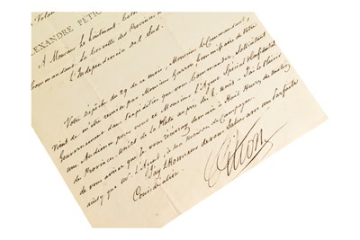 Lot 91 - HISTORICAL - ALEXANDRE PETION - FATHER OF HAITI - SIGNED DOCUMENT