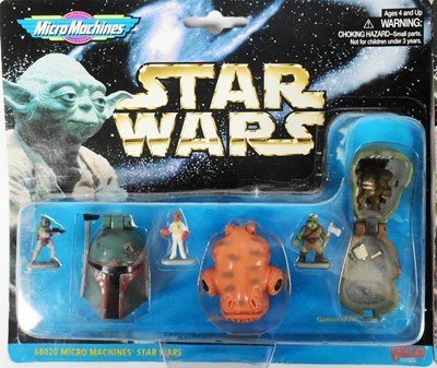 Lot 145 - STAR WARS - MICRO MACHINES - COLLECTION OF CARDED PLAYSETS