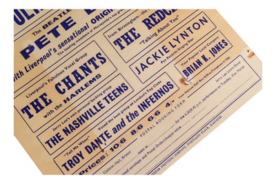 Lot 287 - BEATLES INTEREST - COLSTON HALL, BRISTOL - ORIGINAL 1964 HANDBILL / FLYER