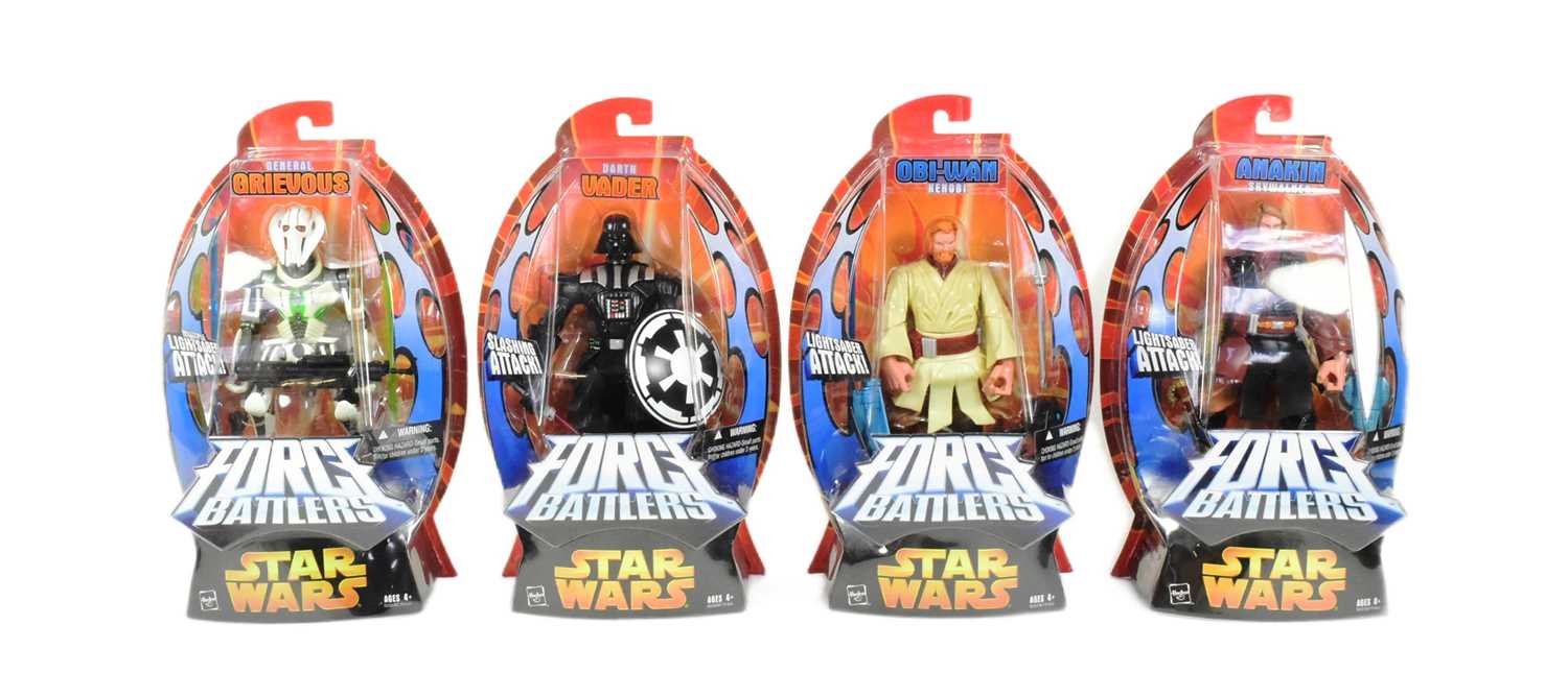 Lot 157 - STAR WARS - COLLECTION OF 2005 HASBRO 'FORCE BATTLERS' FIGURES
